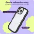HappyCase Wavy Apple iPhone 16 Pro Hoesje MagSafe Back Cover Zwart afbeelding 6