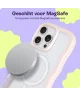 HappyCase Wavy Apple iPhone 16 Pro Hoesje MagSafe Back Cover Roze