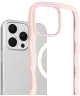 HappyCase Wavy Apple iPhone 16 Pro Hoesje MagSafe Back Cover Roze