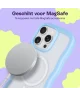 HappyCase Wavy Apple iPhone 16 Pro Hoesje MagSafe Back Cover Blauw