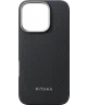 PITAKA MagEZ 5 Apple iPhone 16 Pro Hoesje 600D Ultra Dun MagSafe Zwart