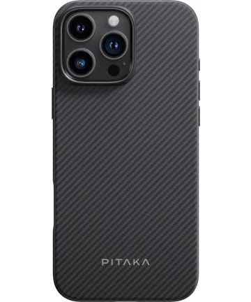 PITAKA MagEZ 4 Apple iPhone 16 Pro Max Hoesje 600D Ultra Dun MagSafe zwart Hoesjes