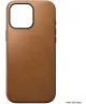 Nomad Modern Leather iPhone 16 Pro Max Hoesje Leer MagSafe English Tan