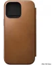 Nomad Modern Leather Folio Apple iPhone 16 Pro Max Hoesje English Tan