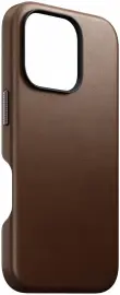 Nomad Traditional Leather iPhone 16 Pro Hoesje Leer MagSafe Bruin