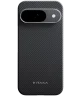 PITAKA MagEZ 5 Google Pixel 9 / 9 Pro Hoesje 600D Ultra Dun MagSafe Zwart