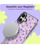 HappyCase Joy Apple iPhone 16 Hoesje MagSafe Back Cover Purple Floral