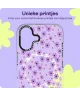 HappyCase Joy Apple iPhone 16 Hoesje MagSafe Back Cover Purple Floral