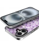 HappyCase Joy Apple iPhone 16 Hoesje MagSafe Back Cover Purple Floral