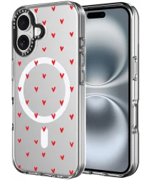 HappyCase Joy Apple iPhone 16 Hoesje MagSafe Back Cover Love Hearts