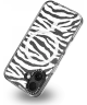 HappyCase Joy Apple iPhone 16 Hoesje MagSafe Back Cover Silver Zebra