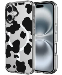 HappyCase Joy Apple iPhone 16 Hoesje MagSafe Back Cover Spotty Cow