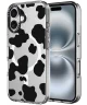 HappyCase Joy Apple iPhone 16 Hoesje MagSafe Back Cover Spotty Cow