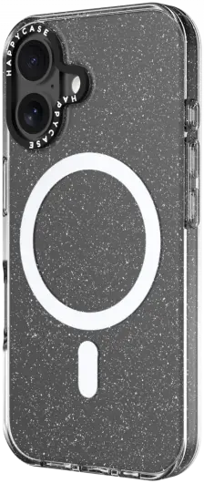 HappyCase Joy Apple iPhone 16 Hoesje MagSafe Back Cover Sparkle Glitter afbeelding 17