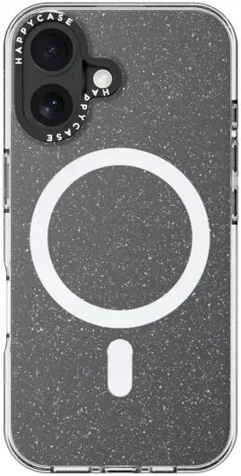 HappyCase Joy Apple iPhone 16 Hoesje MagSafe Back Cover Sparkle Glitter afbeelding 15