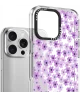 HappyCase Joy Apple iPhone 16 Pro Hoesje MagSafe Back Cover Purple Floral