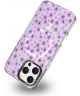 HappyCase Joy Apple iPhone 16 Pro Hoesje MagSafe Back Cover Purple Floral