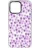 HappyCase Joy Apple iPhone 16 Pro Hoesje MagSafe Back Cover Purple Floral