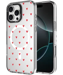 HappyCase Joy Apple iPhone 16 Pro Hoesje MagSafe Back Cover Love Hearts