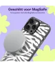 HappyCase Joy Apple iPhone 16 Pro Hoesje MagSafe Back Cover Silver Zebra