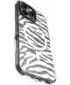 HappyCase Joy Apple iPhone 16 Pro Hoesje MagSafe Back Cover Silver Zebra