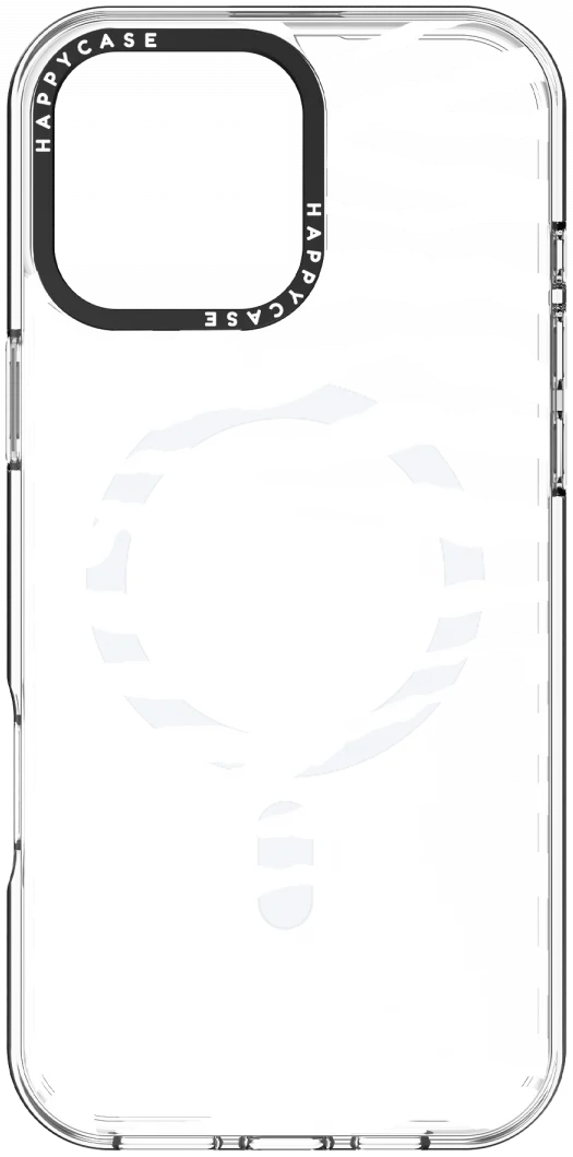 HappyCase Joy Apple iPhone 16 Pro Hoesje MagSafe Back Cover Silver Zebra afbeelding 15