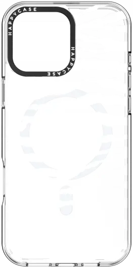 HappyCase Joy Apple iPhone 16 Pro Hoesje MagSafe Back Cover Silver Zebra afbeelding 15