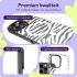 HappyCase Joy Apple iPhone 16 Pro Hoesje MagSafe Back Cover Silver Zebra afbeelding 3