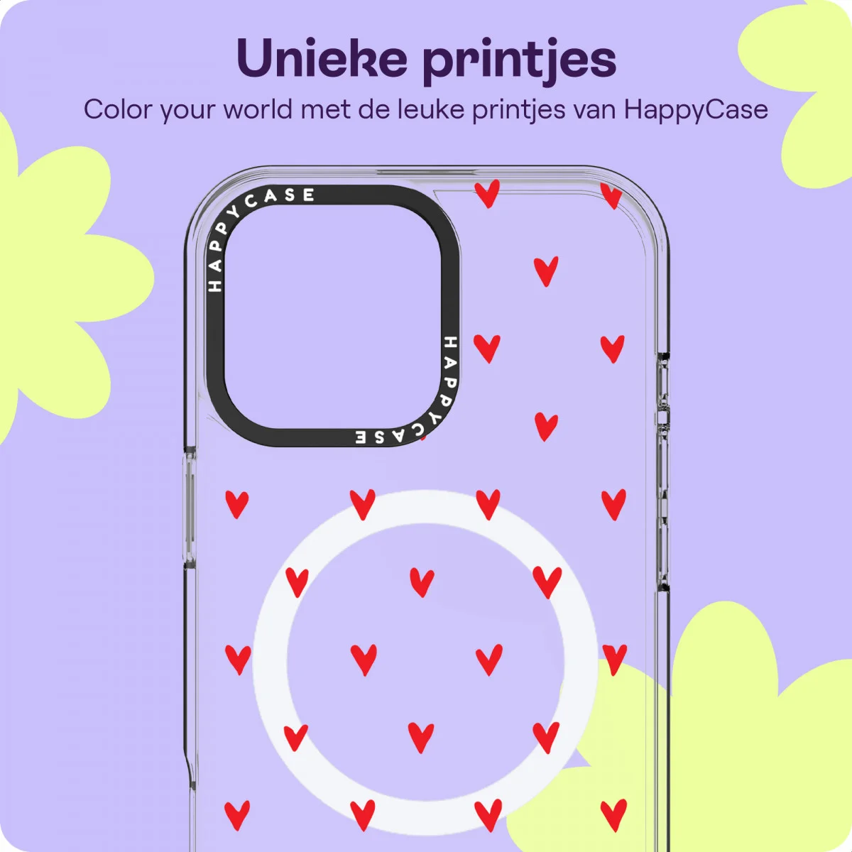 HappyCase Joy Apple iPhone 16 Pro Max Hoesje MagSafe Back Cover Love Hearts afbeelding 4