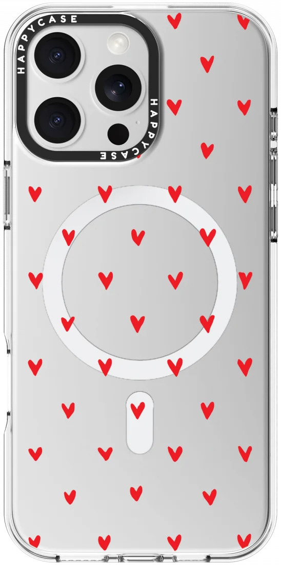 HappyCase Joy Apple iPhone 16 Pro Max Hoesje MagSafe Back Cover Love Hearts afbeelding 14