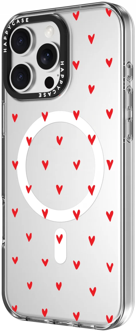 HappyCase Joy Apple iPhone 16 Pro Max Hoesje MagSafe Back Cover Love Hearts afbeelding 16