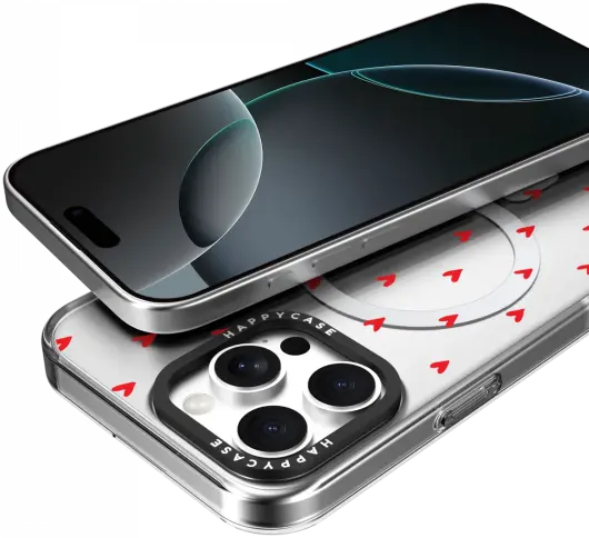 HappyCase Joy Apple iPhone 16 Pro Max Hoesje MagSafe Back Cover Love Hearts afbeelding 11