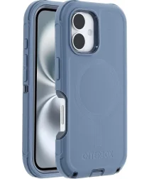 OtterBox Defender MagSafe Apple iPhone 16 Hoesje Back Cover Blauw