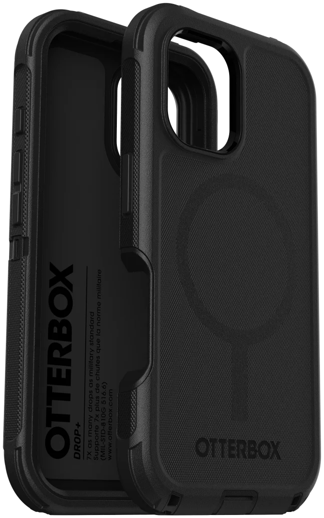 OtterBox Defender MagSafe Apple iPhone 16 Hoesje Back Cover Zwart afbeelding 5