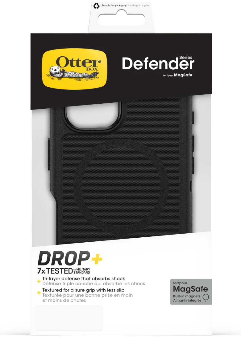 OtterBox Defender MagSafe Apple iPhone 16 Hoesje Back Cover Zwart afbeelding 11
