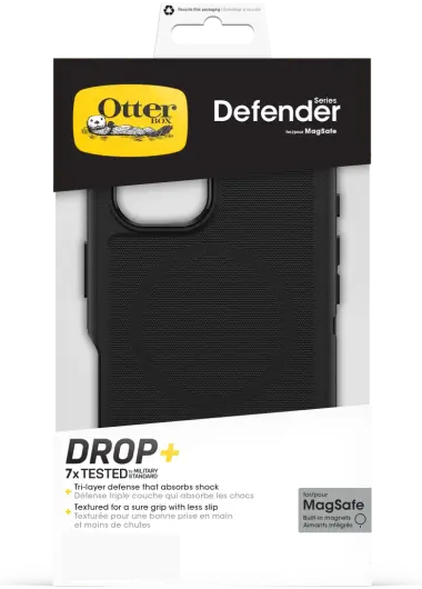 OtterBox Defender MagSafe Apple iPhone 16 Hoesje Back Cover Zwart afbeelding 11
