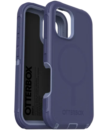 OtterBox Defender MagSafe Apple iPhone 16 Hoesje Back Cover Paars Hoesjes