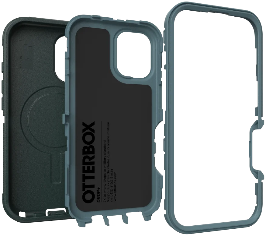 OtterBox Defender MagSafe Apple iPhone 16 Hoesje Back Cover Groen afbeelding 3