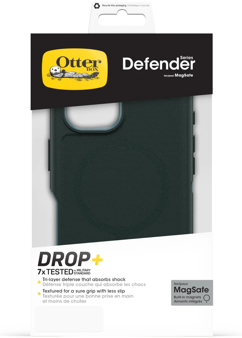 OtterBox Defender MagSafe Apple iPhone 16 Hoesje Back Cover Groen afbeelding 6