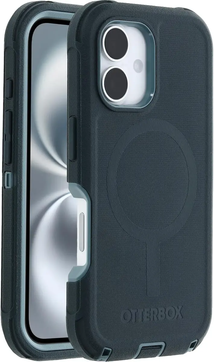 OtterBox Defender MagSafe Apple iPhone 16 Hoesje Back Cover Groen afbeelding 1