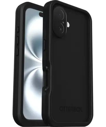 OtterBox Fre MagSafe Apple iPhone 16 Hoesje Waterdicht Full Protect Zwart Hoesjes