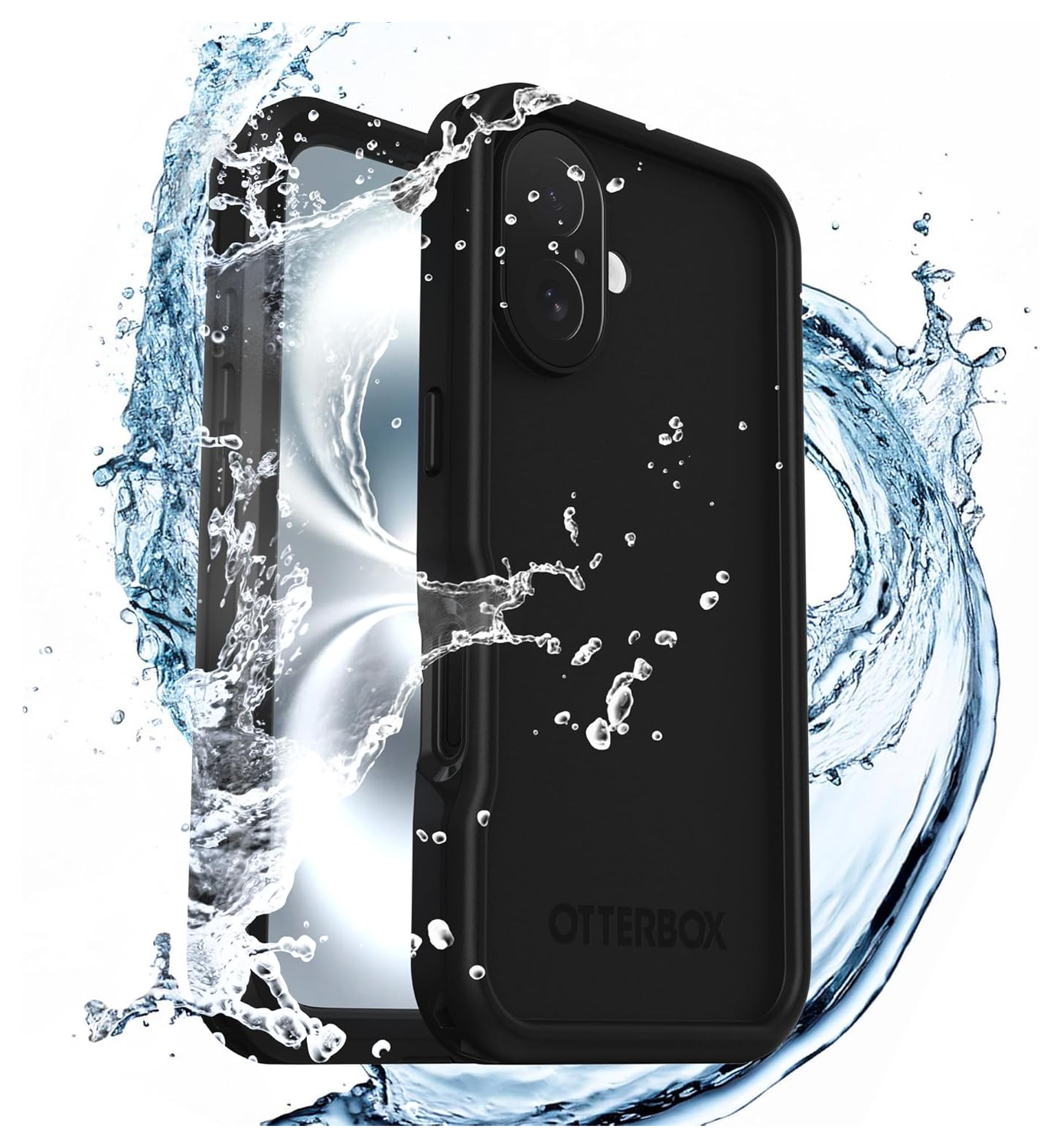 OtterBox Fre MagSafe Apple iPhone 16 Hoesje Waterdicht Full Protect Zwart afbeelding 3