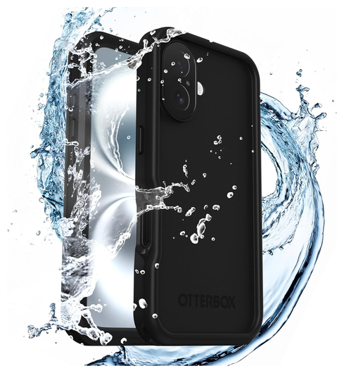 OtterBox Fre MagSafe Apple iPhone 16 Hoesje Waterdicht Full Protect Zwart afbeelding 3