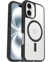 OtterBox React MagSafe Apple iPhone 16 Hoesje Back Cover Zwart afbeelding