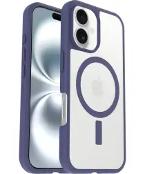 OtterBox React MagSafe Apple iPhone 16 Hoesje Back Cover Blauw afbeelding