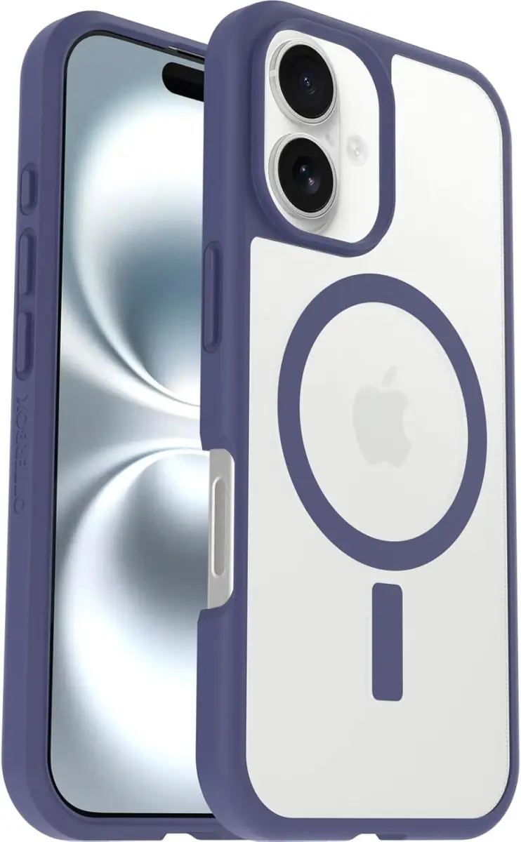 OtterBox React MagSafe Apple iPhone 16 Hoesje Back Cover Blauw afbeelding 1