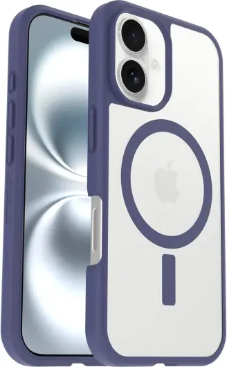 OtterBox React MagSafe Apple iPhone 16 Hoesje Back Cover Blauw afbeelding 1