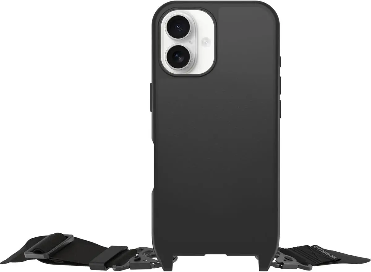 OtterBox React Necklace MagSafe Apple iPhone 16 Hoesje met Telefoonkoord Zwart afbeelding 5