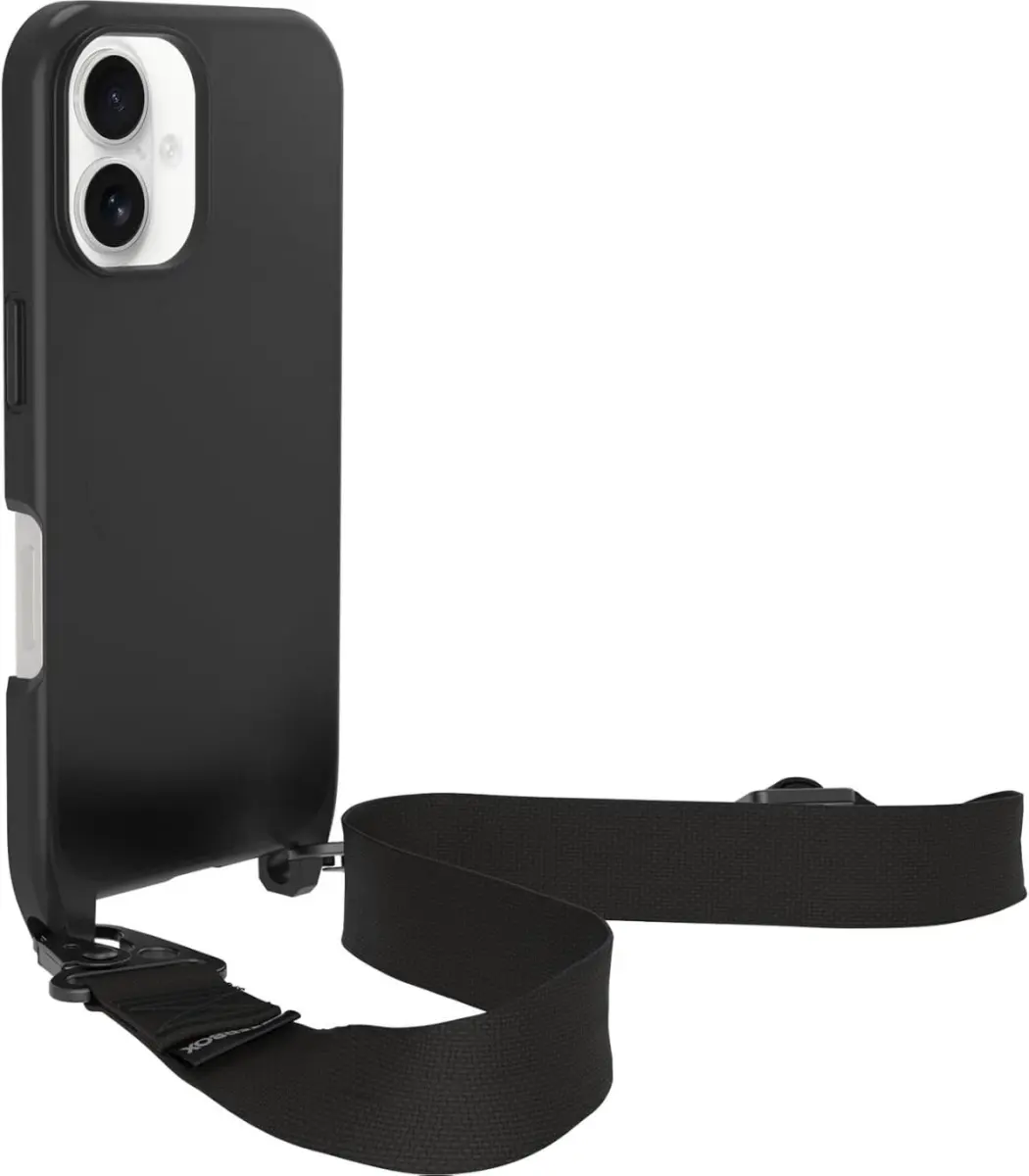 OtterBox React Necklace MagSafe Apple iPhone 16 Hoesje met Telefoonkoord Zwart afbeelding 4