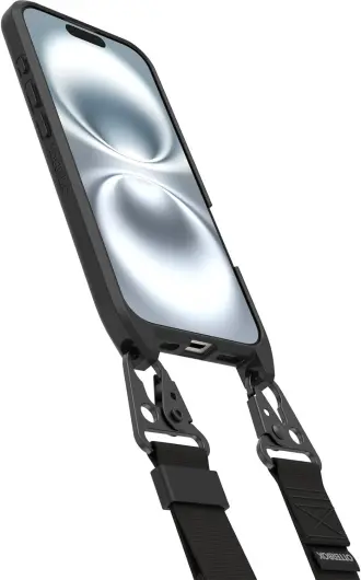 OtterBox React Necklace MagSafe Apple iPhone 16 Hoesje met Telefoonkoord Zwart afbeelding 2